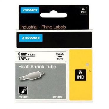 Dymo - Tarrakirjoitinnauha dymo kutisteputki 1,5 m x 6 mm