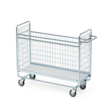Helge Nyberg - Pakettivaunu - 620 x 425 mm - 200 kg kapasiteetti - 4 kääntyvää pyörää (2 jarrulla)