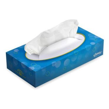 Kleenex - Kasvopyyhkeet 20x20 cm - 2 kerrosta - Valkoinen - Pehmeät ja imukykyiset
