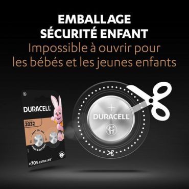 Duracell - CR2032 litiumparistot - 6 kpl - 3V - Pitkäkestoiset ja luotettavat