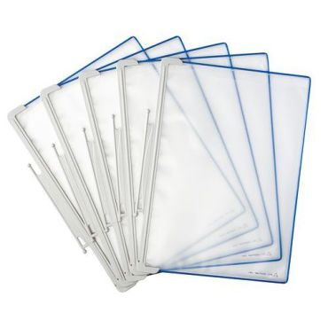 Djois Made By Tarifold - Kehys Design muovitaskutelineeseen - 5 A4-taskua sininen PVC