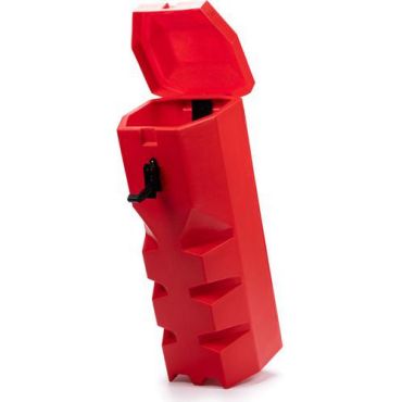 Jonesco - Säilytyslaatikko 6 kg palosammuttimelle - Punainen Polyeteeni 600x265x300 mm