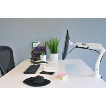 Desq - Näyttövarsi ergonominen kaasujousi valkoinen