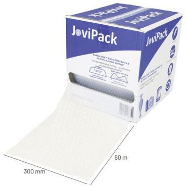 Jovipack - Kuplamuovi Aircap pakkausmateriaali - 300mm leveys 50m rulla - Suojaa herkkiä tuotteita