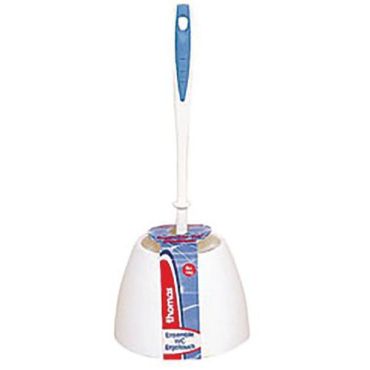 Pyöreä saniteettiyhdistelmä - WC-harjan pidike Ergotouch - Valkoinen Nailonkuidut 35 cm korkea