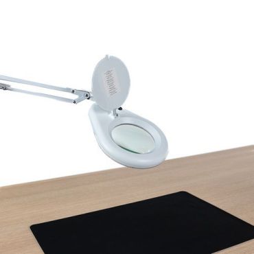 Manutan Expert Suurennuslamppu - 650 lm LED 1.75x suurennus 9W 127mm linssi nipistinkiinnitys