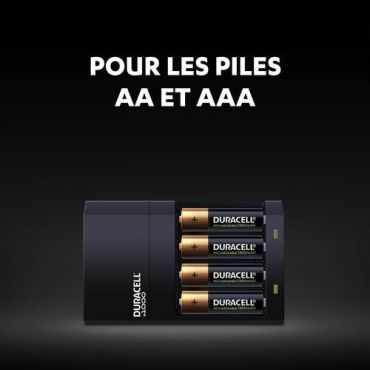 Duracell - Akkulaturi CEF14 2 AA & 2 AAA - 1.2 V - 5 vuoden takuu