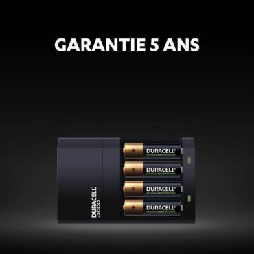 Duracell - Akkulaturi CEF14 2 AA & 2 AAA - 1.2 V - 5 vuoden takuu