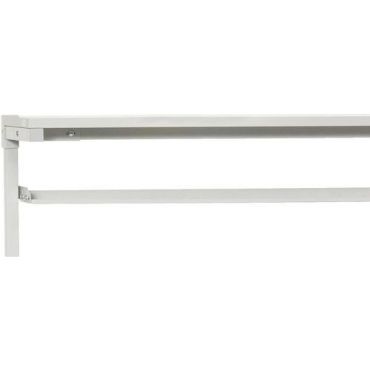 Treston - Teräshylly TH150 - 141.9 cm leveä harmaa metallihylly työpöydälle - 30 kg kantavuus ekologinen