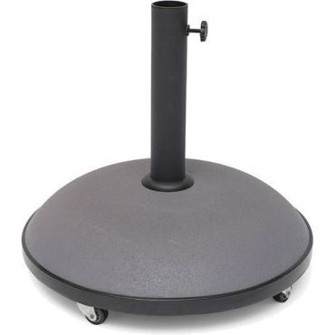 Hillerstorp - Aurinkovarjoteline pyörillä - Betoni 35 kg Harmaa Ø 50 cm