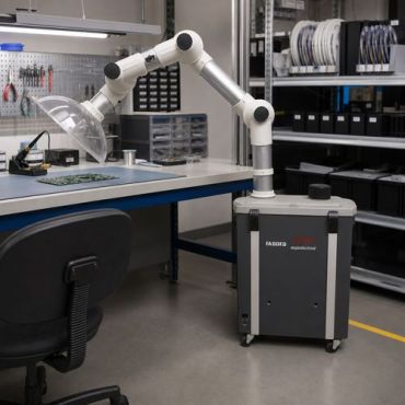 FTM Technologies - Siirrettävä ilmanvaihtoyksikkö kupusuuttimella - 120W 320 m³/h 55 dBA 230V