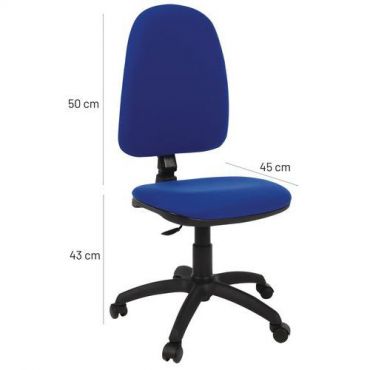 Linea fabbrica - Toimistotuoli key 50 cm sininen