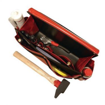 Outils oceans - Työkalulaukku lokeroilla pvc punainen