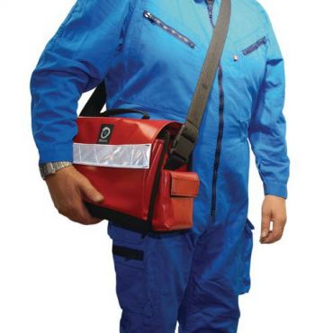 Outils oceans - Työkalulaukku lokeroilla pvc punainen