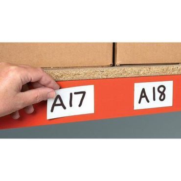 Magneettikyltit valkoiset 210 x 90 mm 10 kpl - Kierrätettävä pakkaus