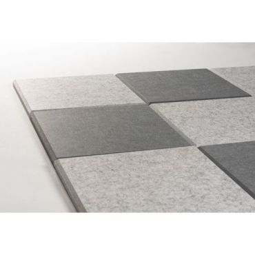Smit Visual - Akustiset seinäpaneelit yhdistelmäpakkaus 12 kpl - Harmaa 30x30 cm - Äänenvaimennus