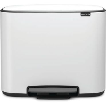 Brabantia - Roskakori polkimella BO 36 L - Valkoinen - Pehmeä sulkeminen