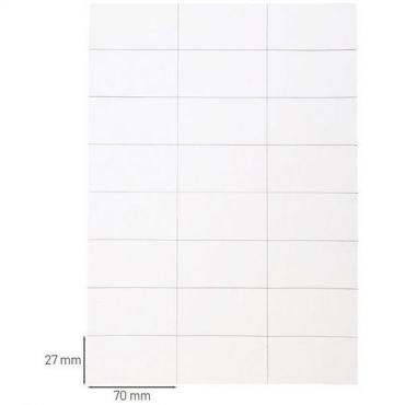 Manutan expert - Itsekiinnittyvät etikettiä manutan 70x37 mm