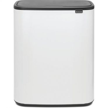 Brabantia - Roskakori touch bo 2x30 l valkoinen