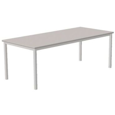Robberechts - Combi-Classic työpöytä 180 cm harmaa - Säädettävä korkeus 66-82 cm - Melamiinilevy - Metallijalat
