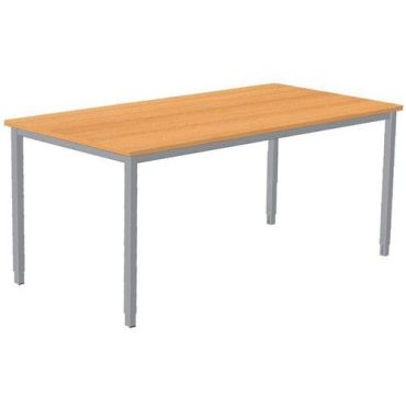Robberechts - Combi-Classic työpöytä 160 cm - Pyökki/Harmaa - Säädettävä korkeus 66-82 cm