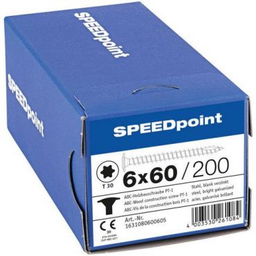 Speedpoint - Ruuvi levypäällä tx täyskierre 6x60