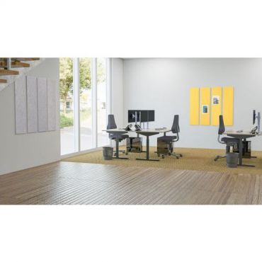 Smit visual - Seinäpaneelit akustiset setti 4 kpl keltainen