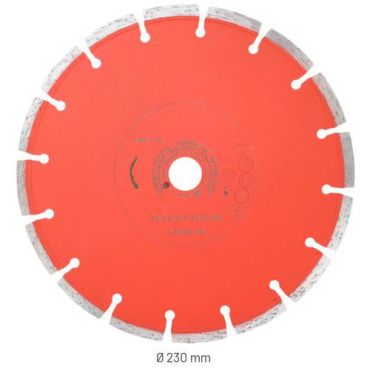 Manutan Expert - Timanttikatkaisulaikka 230 x 22,23 mm - Teräsbetonin leikkaamiseen