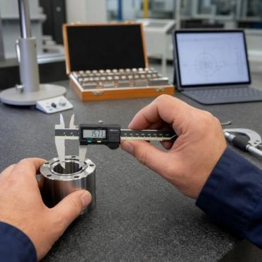 Mitutoyo - Digitaalinen paksuusmittari 0-200mm - Tarkkuus ±0,02mm - Metallirakenne