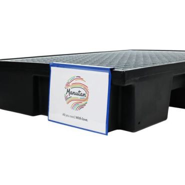 Manutan Expert - Etikettipidike 305x230 mm - Sininen - 10 kpl - Kierrätettävä