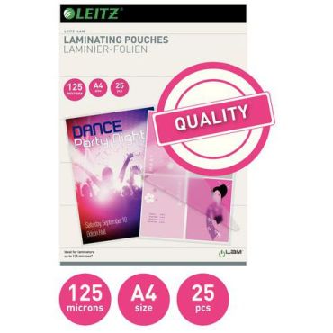 Leitz - Laminaatti matalalämpö a4 125my 100/pakkaus
