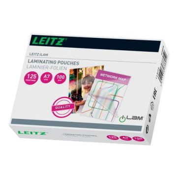 Leitz - Matalalämpölaminaattitaskut A7 125my - 100 kpl pakkaus