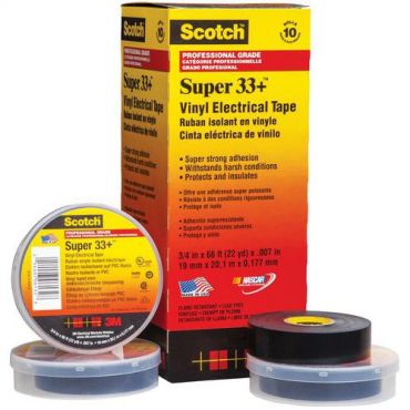 3m - Eritysteippi 3m super 33+ 20 m x 19 mm musta