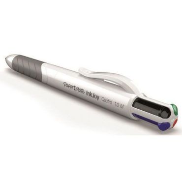 Papermate - Kuulakärkikynä InkJoy Quatro 4 väriä - Sekoitetut värit - 12 kpl
