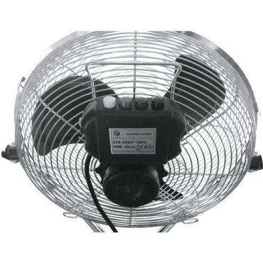 Manutan expert - Vapaasti seisova tuuletin manutan kromattu 35 cm