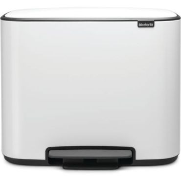 Brabantia - Roskakori polkimella BO 36 L - Valkoinen - Pehmeä sulkeminen