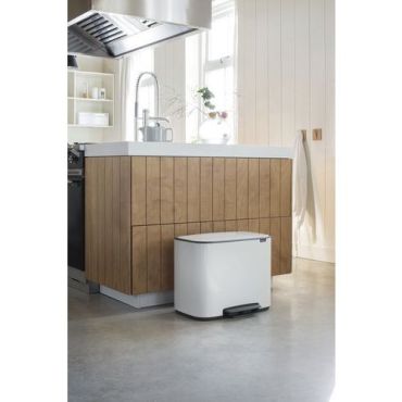 Brabantia - Roskakori polkimella BO 36 L - Valkoinen - Pehmeä sulkeminen