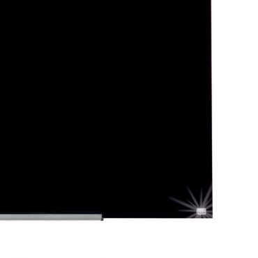 Nobo - Lasikirjoitustaulu widescreen musta 126x71 cm