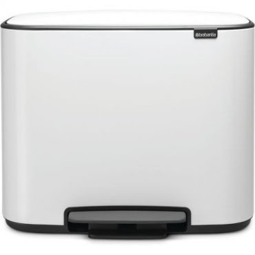 Brabantia - Roskakori polkimella bo 3x11 l valkoinen