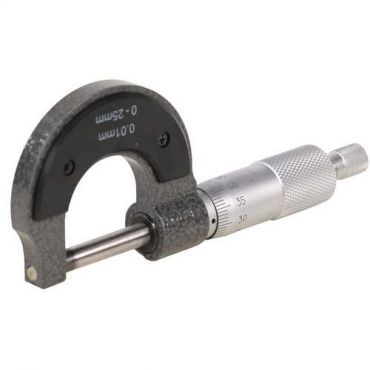 Manutan expert - Mekaaninen mikrometri 0-25 mm manutan