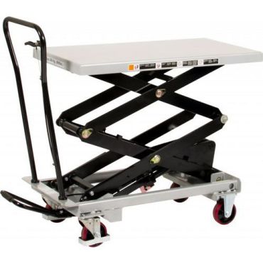 Silverstone - Siirrettävä nostopöytä kaksisaksinen - 300 kg kapasiteetti 1580 mm nostokorkeus