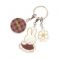 Miffy Acrylic Key Holder / Keyring / Bag Charm Strawberry & Chocolate Series - Brown