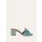 Loro Piana - Summer Charms Heeled Mule T55 Suede, Woman, Sap Green, Size: 40