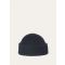 Loro Piana - Beanie Cash Storm & Knit, Man, Navy Blue, Size: XXL