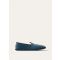 Loro Piana - Slippers Venice Lp Anagram Velvet, Avio, Size: 36