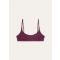Loro Piana - Bandeau Top Marine Jersey, Woman, Mulberry Sorbet, Size: 46