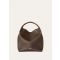 Loro Piana - Bale Large Fine Grained Leather, Woman, DARK CHOCOLATE LOCORICE/SUN GOLD, Size: NR