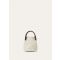 Loro Piana - Bale Micro Melton Cash Rounded Calf, Woman, White/Dark Chocolate Licorice, Size: NR