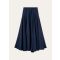 Loro Piana - Gonna Flavia Breeze Wool, Woman, Ink Bottle, Size: 46