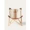 Loro Piana - Folding Chair Sennes Suitcase Stripe, Dark Sand, Size: NR